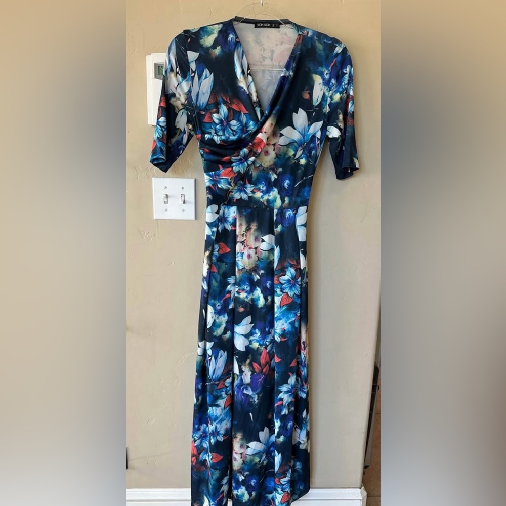 Koh Koh Floral Print Women's Dress